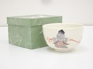 京焼　押小路窯造　色絵童茶碗